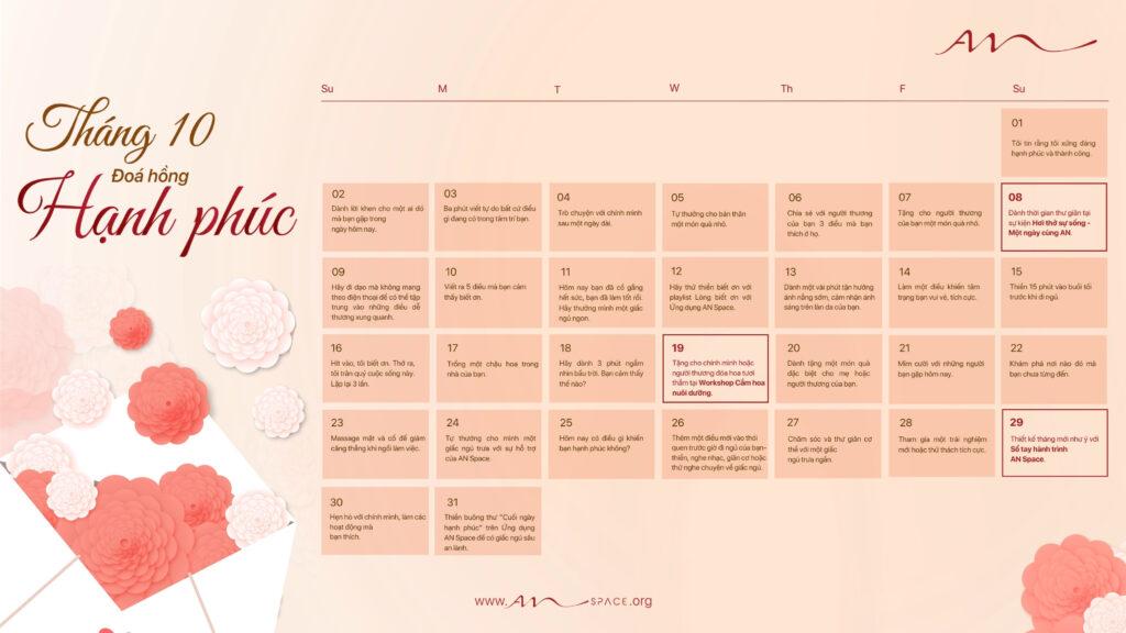 Lịch AN Tháng 10