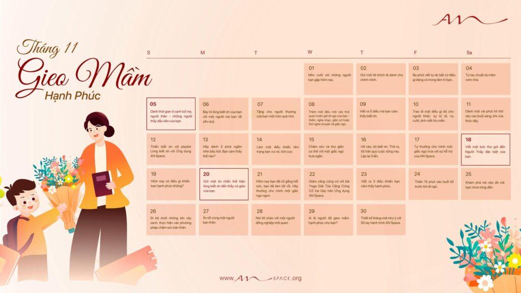 LỊCH AN THÁNG 11